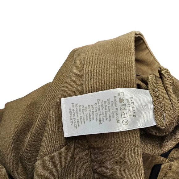 Everlane  Crop Pants Size 4 Green - Picture 6 of 7